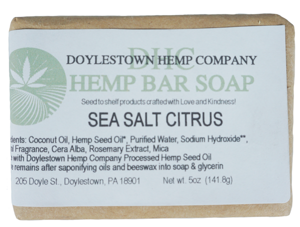 Cold Process Sea Salt Citrus Soap Bar