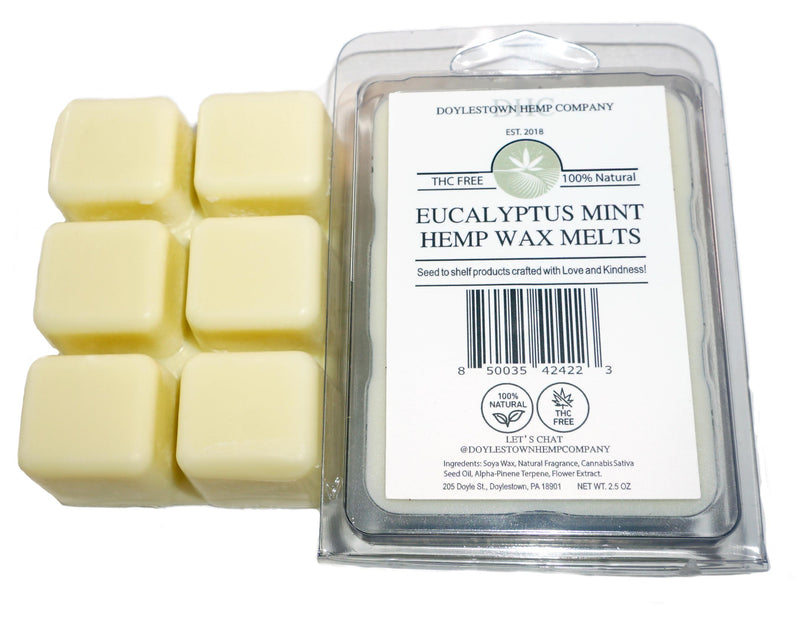Hemp Infused Wax Melts Eucalyptus Mint