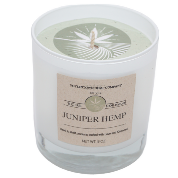 Juniper Hemp Glass Tumbler  (Available in Black, White and Clear)