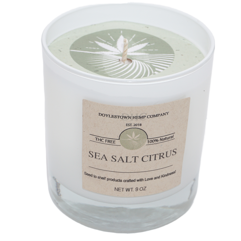Sea Salt Citrus Glass Tumbler (Available in Black, White & Clear)